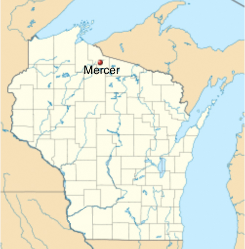 Mercer, Wisconsin.