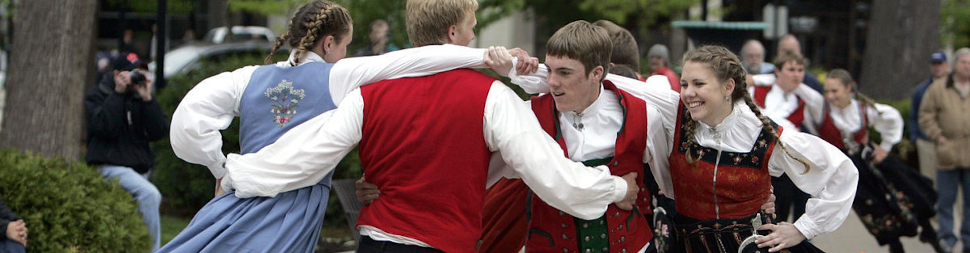 Stoughton Norwegian Dancers during Syttende Mai celebration.