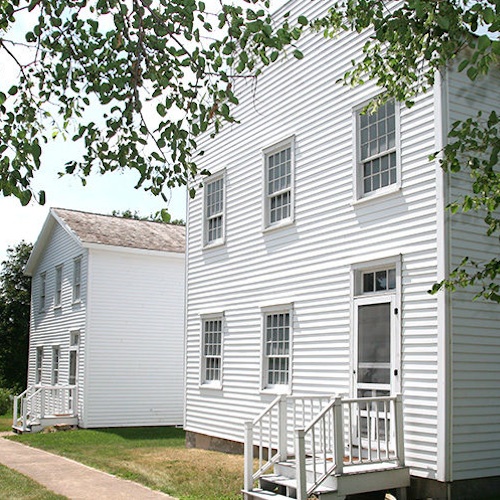 Wisconsin's first capitol building in