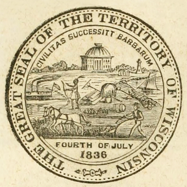 Wisconsin territorial seal.